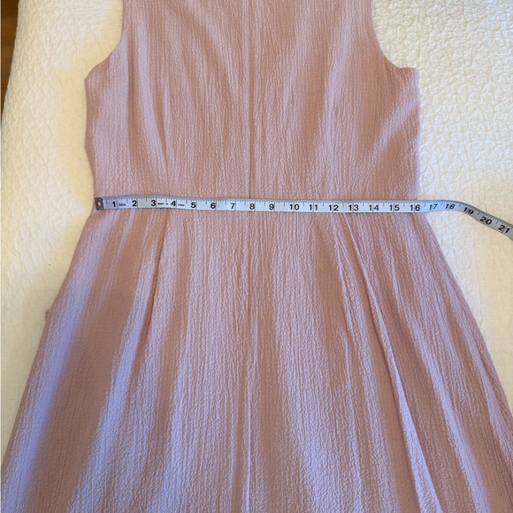 Calvin Klein Textured Blush Pink Sleeveless Dress (Size 12) - Picture 10 of 13